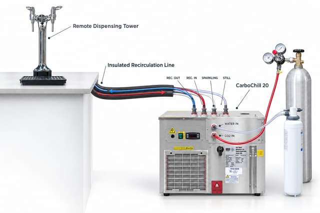 CarboChill 20 Undercounter Water Carbonator thumbnail 2