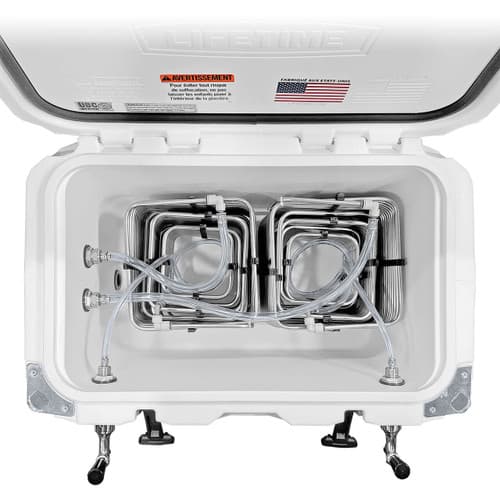 Jockey Box Picnic SS Cooler, 65QT, 2 Faucets, 2 x 120' Coils thumbnail 3