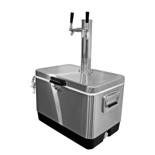 Jockey Box Picnic SS Cooler, 54QT, With Tower